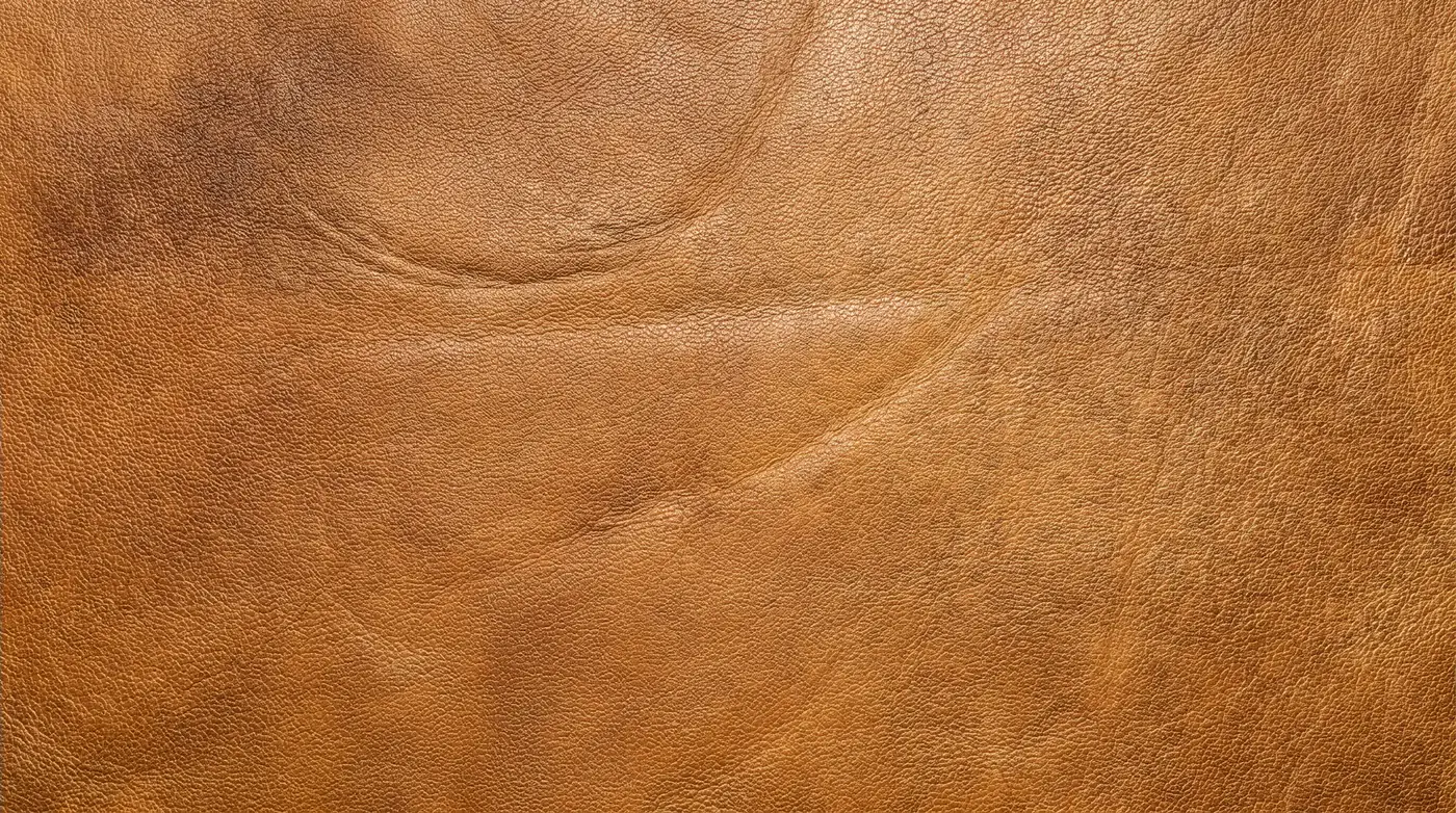 Leather sample shown in the selected colour